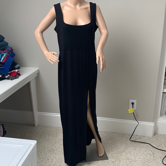 ASOS Dresses & Skirts - ASOS Long Maxi Dress Black Sleeveless Size 14